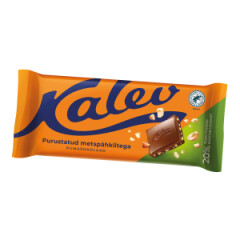 KALEV Kalev milk chocolate with crushed hazelnuts 100g