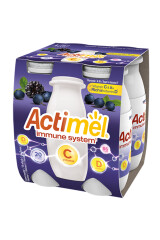 ACTIMEL Yogurt drink with blackberry-blueberry, vitamin C 400g