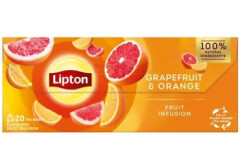 LIPTON Augļu tēja maisiņos Greipfrūtu un Apelsīnu 20x1.7 34g