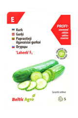 BALTIC AGRO Cucumber Seeds 'Laheeb' F1 5 seeds 1pcs