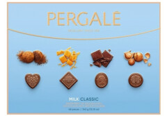PERGALE Pieninio šokolado saldainių rinkinys PERGALĖ CLASSIC 343g