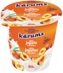 KARUMS Bifido jogurt virsikutega 350g