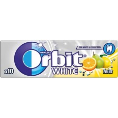 ORBIT Kramtomoji guma ORBIT WHITE FRUIT, 14 g 14g