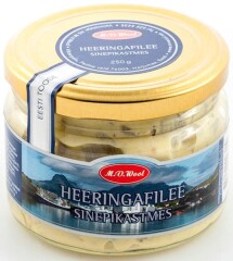 M.V.WOOL Herring fillet mustard 250g