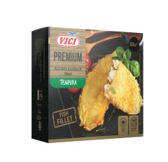 VICI Formed fish fillet portions in batter 0,3kg