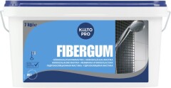 KIILTO PRO Hidroizoliacinė mastika KIILTO FIBERGUM, sutvirtinta sintetiniu mikro pluoštu, 7 kg 7kg