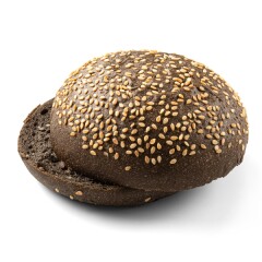 MANTINGA Black Burger Bun (presliced) 80g