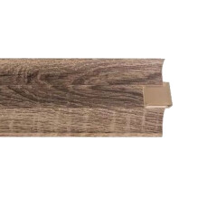 KORNER PVC grīdlīste Perfecta Wood 2500x62x23mm ozola Spinel krāsā 40pcs