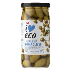 I LOVE ECO Rohelised oliivid 360g