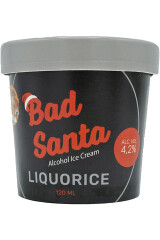 BAD SANTA Bad Santa Liquorice alkoholijäätis 4,2% 120 ml 120ml