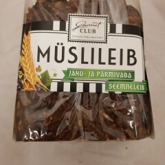 GOURMET CLUB Müslileib, jahu- ja pärmivaba seemneleib 350g