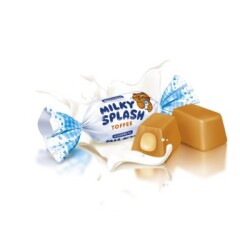 ROSHEN Irisiniai saldainiai „MILKY SPLASH" su pieno įdaru 1kg