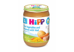 HIPP Ekologiška daržovių tyrele HIPP su versiena (nuo 4 mėn.) 190g