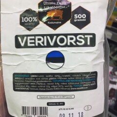 ÜHISTU EESTI LIHATÖÖSTUS Verivorst 500g