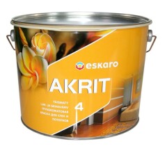 ESKARO Laevärv Akrit4 valge t.matt 9,5l