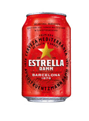 DAMM Estrella Damm Beer CAN 33cl