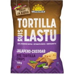 LINKOSUO Torilla chips jalapeno- cheddar 100g