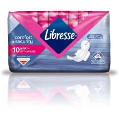 LIBRESSE Hig. paketai LIBRESSE MAXI NORMAL, 10vnt 10pcs