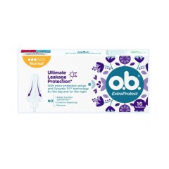 O.B. Higieniniai tamponai O.B. PRO COMFORT EXTRA PROTECT 16pcs