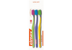 ELMEX Dantų šepetėliai ELMEX ULTRA sOFT, . 3pcs