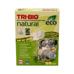 TRI-BIO Indaplovių tabletės TRI-BIO ECO, 50 vnt 50pcs