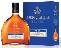 CLAUDE CHATELIER Cognac VSOP giftbox 70cl
