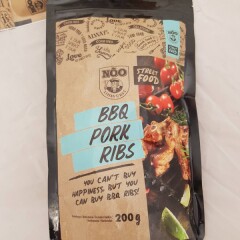 NÕO Küpsetatud ja maitsestatud searibid BBQ Pork Ribs 200g