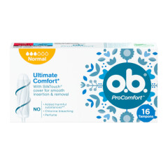 O.B. TAMPONS PRO COMFORT NORM. 16pcs
