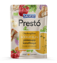 PRESTO Ökoloogiline köögiviljapüreesupp kanafileega 300g