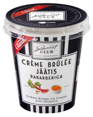 CLASSIC Creme brulee koorejäätis rabarberi-kaneelilisandiga 150ml 0,08kg