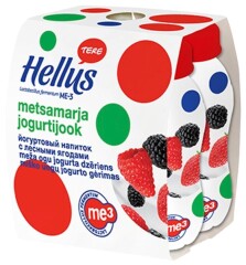 HELLUS Hellus metsamarja jogurtijook 4x100g 400g