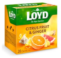LOYD Tea Ginger&Citrus Fruit 20x2g 40g