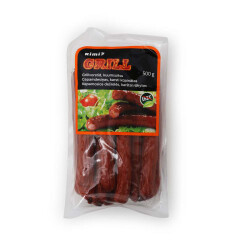 RIMI Grill sausages, hot smoked, 500g 500g