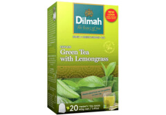 DILMAH Zaļā tēja maisiņos Lemongrass 20x2 40g