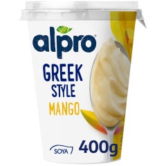 ALPRO Graikiško stiliaus mangų skonio sojų produktas ALPRO 400g