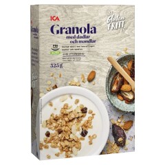 ICA Granola datlite ja mandlitega 325g