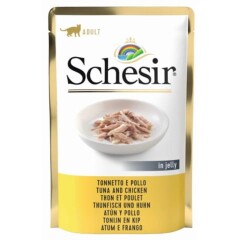 SCHESIR Kačių ėdalas tuna, vištiena SCHESIR 85g