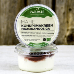 PAJUMÄE TALU Organic curd cream with strawberry jam 170g