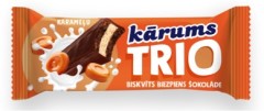 KARUMS TRIO Šokolaadiga kaetud biskviit kohupiima-karamellitäidisega 27g