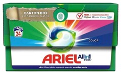 ARIEL Veļas mazgāšanas kapsulas Color kartona kastē 24pcs