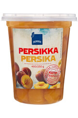 RAINBOW Virsikukubikud mahlas 400g