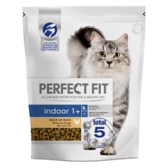 PERFECT FIT Sausa barība pieaugušiem kaķiem Indoor ar putnu gaļu 1,4kg