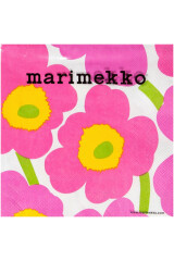 MARIMEKKO Marimekko salvrätik roosad lilled 33cm 20tk 20pcs