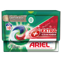 ARIEL Geelkapslid Plus Extra Clean Power, pappkarbis 10pcs