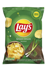 LAY'S Green Onion Flavoured Potato Crisps 215g