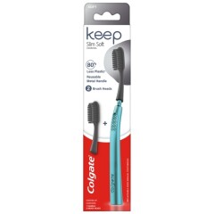 COLGATE Dantu šepetėlis COLGATE KEEP SLIM SOFT CHARCOAL 1pcs