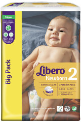 LIBERO Teipmähkmed Newborn 2 3-6kg 86pcs