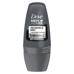 DOVE MEN Vyriškas rutulinis dezodorantas DOVE MAN INVISIBLE DRY 50ml