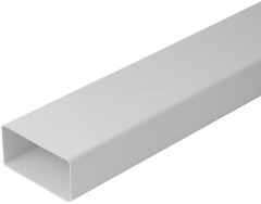 EUROPLAST Ventilatsiooni PVC lamekanal Europlast 1-5m/Ø110x5 valge 1pcs