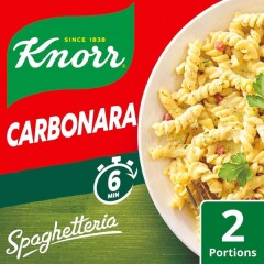KNORR Spaghetteria carbonara pasta dish with bacon 160g